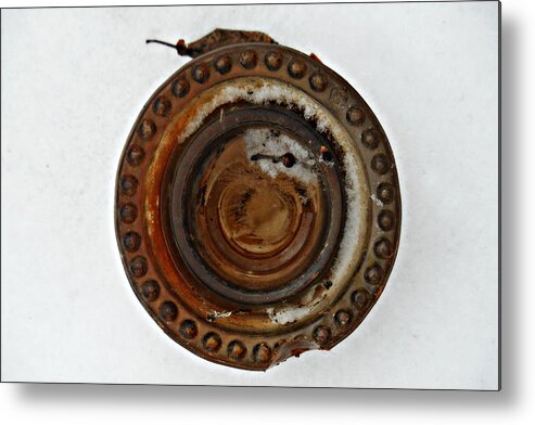 Circle Conductor Metal Print featuring the photograph Circle Conductor by Cyryn Fyrcyd