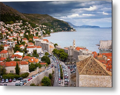 Dubrovnik Metal Print featuring the photograph City of Dubrovnik Cityscape by Artur Bogacki