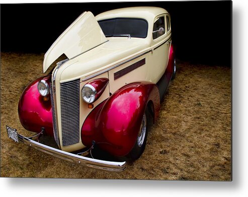 Buick Metal Print featuring the photograph Classic Car - 1937 Buick Century by Peggy Collins