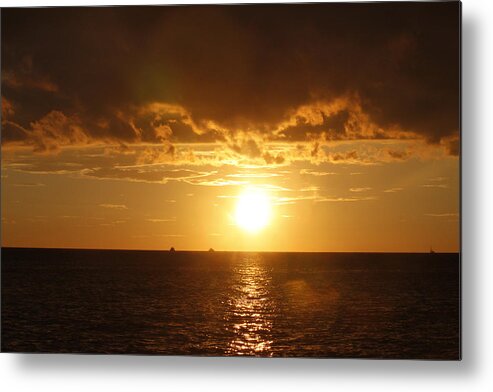 Clearwater Sunset Metal Print featuring the photograph Clearwater Sunset by Ivete Basso Photography