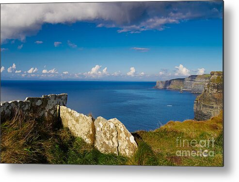 Ireland Metal Print featuring the photograph Cliffs of Moher by Juergen Klust