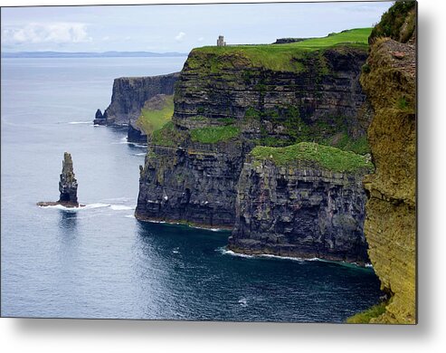 Tranquility Metal Print featuring the photograph Cliffs Of Moher by Sebastian Condrea