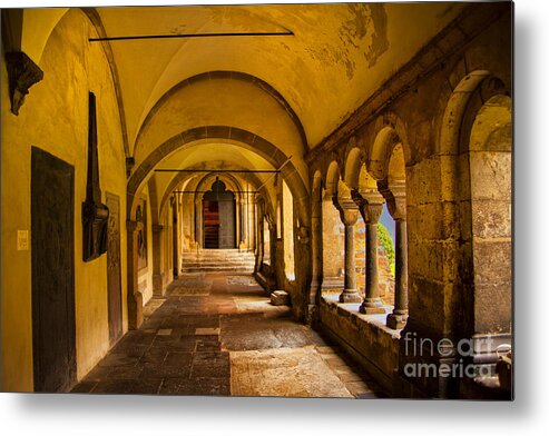 Germany Cloisters Metal Print featuring the photograph Cloister Walk by Rick Bragan