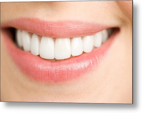 People Metal Print featuring the photograph Close up of a smiling woman by Image Source