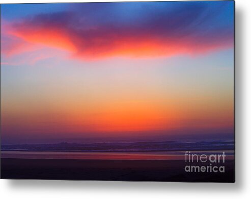 Landscape Metal Print featuring the photograph Cloud Hold The Sun by Adria Trail