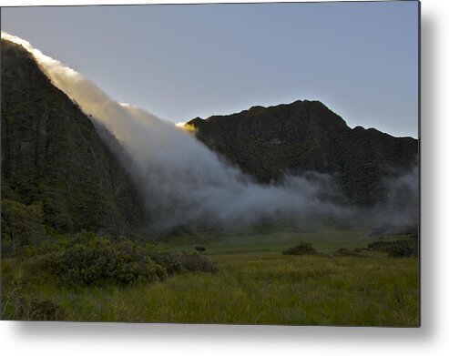 Hawaii Metal Print featuring the photograph Cloud River by Brian Governale
