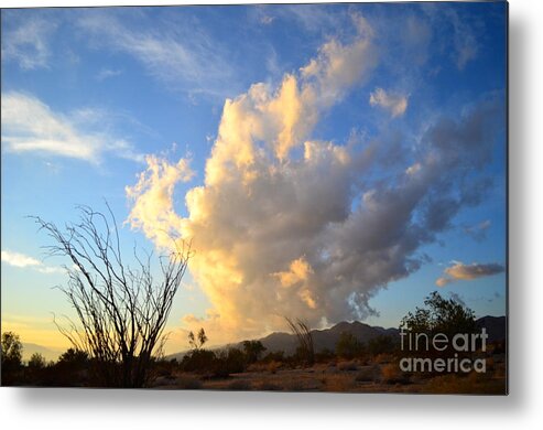 Clouds Metal Print featuring the photograph Clouds Clouds Clouds by Johanne Peale