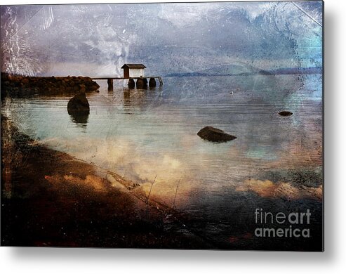 Boat_house Metal Print featuring the photograph Coastal Path by Randi Grace Nilsberg