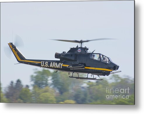 Ah-1 Metal Print featuring the photograph Cobra Departure by Tim Mulina