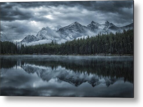 Canada Metal Print featuring the photograph Cold Mountains by Michael Zheng