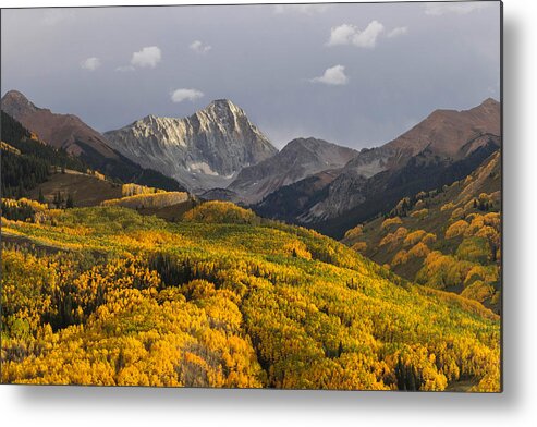 14ers Metal Print featuring the photograph Colorado 14er Capitol Peak by Aaron Spong