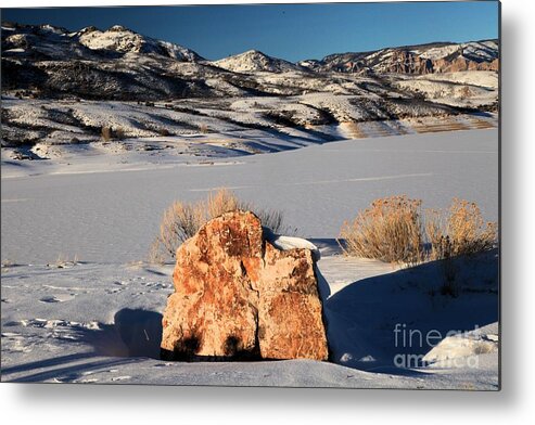 Blue Mesa Reservoir Metal Print featuring the photograph Colorado Glow by Adam Jewell