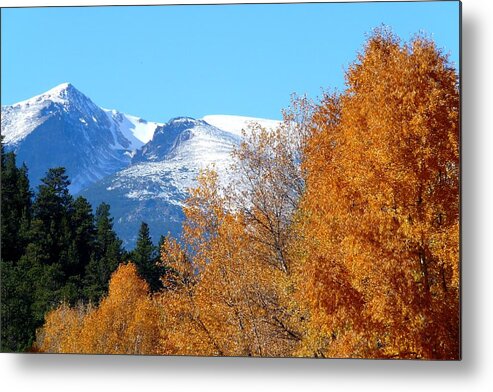 Colorado Metal Print featuring the photograph Colorado Mountains in Autumn by Marilyn Burton