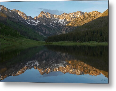 Colorado Metal Print featuring the photograph Colorado Sunset - Piney Lake by Aaron Spong