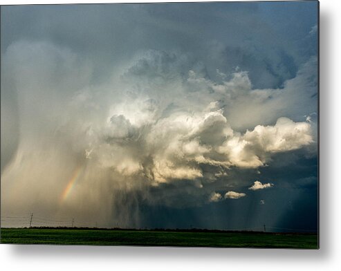 Thunderstorm Metal Print featuring the photograph Colorful Ice Machine by Marcus Hustedde
