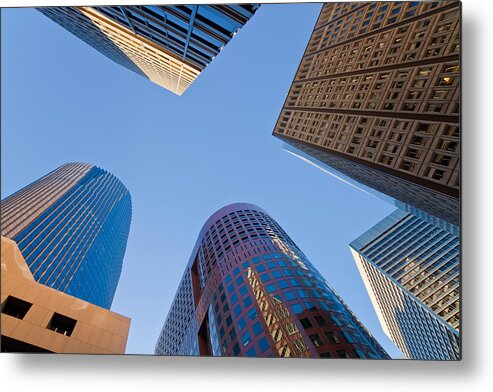 City Metal Print featuring the photograph Colors Of The City by Jonathan Nguyen