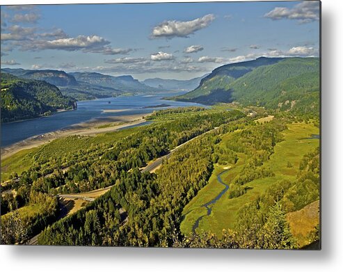 Columbia River Gorge Metal Print featuring the photograph Columbia Gorge by SC Heffner
