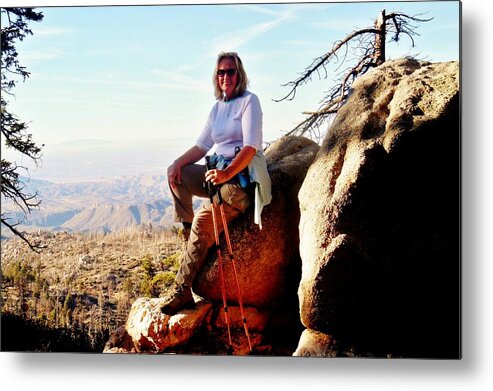 Hiker Metal Print featuring the photograph Commission Free - Crickets by Benjamin Yeager