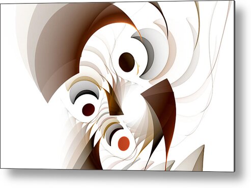 Confused Metal Print featuring the digital art Confusion by Gary Blackman