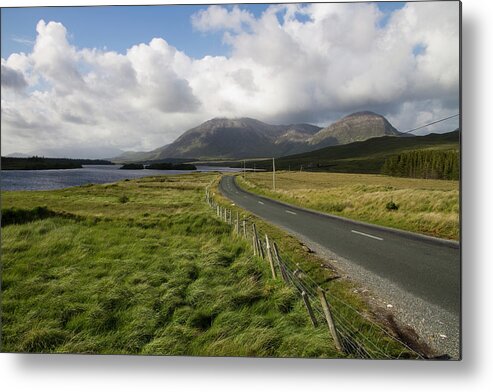 Tranquility Metal Print featuring the photograph Connemara Road by John Carey 2011