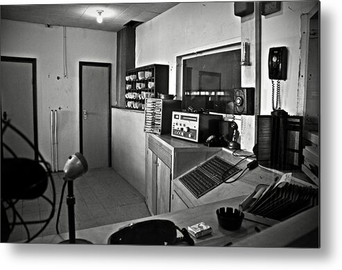 Control Metal Print featuring the photograph Control room in Alcatraz Prison by RicardMN Photography