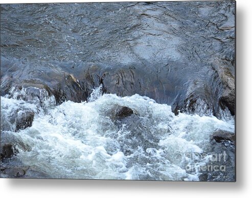 Converging Waters Metal Print featuring the photograph Converging Waters by Maria Urso