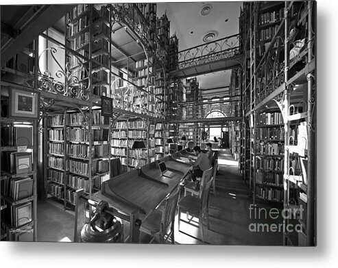 Cornell University Metal Print featuring the photograph Cornell University Uris Library by University Icons