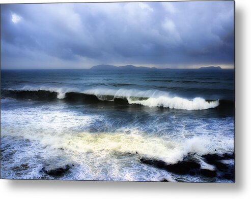 Gale Metal Print featuring the photograph Coronado Islands in storm by Hugh Smith