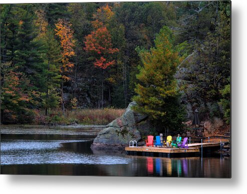 Landscape Metal Print featuring the photograph Cottage Country by Jim Vance
