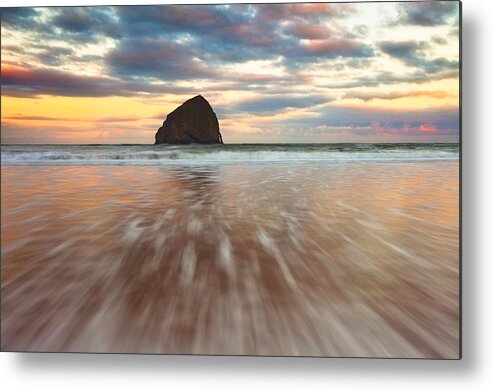 Oregon Metal Print featuring the photograph Cotton Candy Sunrise by Darren White