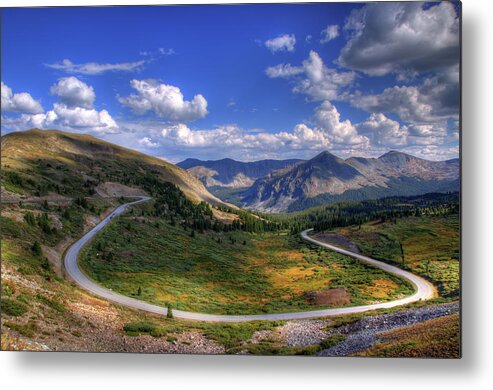 Scenics Metal Print featuring the photograph Cottonwood Pass Summit, Colorado by Dave Soldano Images
