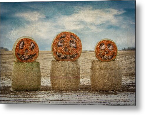 Halloween Metal Print featuring the photograph Country Halloween by Patti Deters