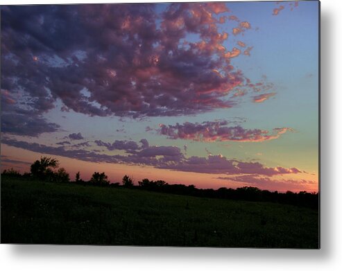Landscape Metal Print featuring the photograph Country Sky by Jame Hayes
