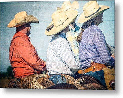 Made In America Metal Print featuring the photograph Cowboy Colors by Steven Bateson