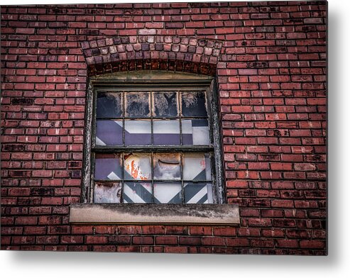 Factory Metal Print featuring the photograph Cracker Factory Window by Ray Congrove