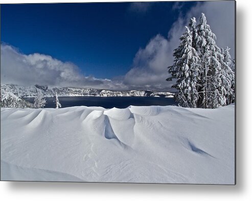 Crater Lake Metal Print featuring the photograph Crater Lake 040913B by Todd Kreuter