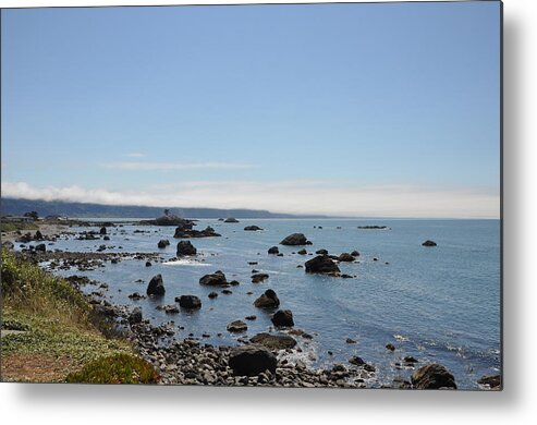 Crescent City Metal Print featuring the photograph Crescent City Coast by Jean Hutchison