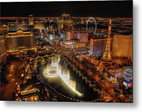 Las Vegas Metal Print featuring the photograph Cresendo by Stephen Campbell