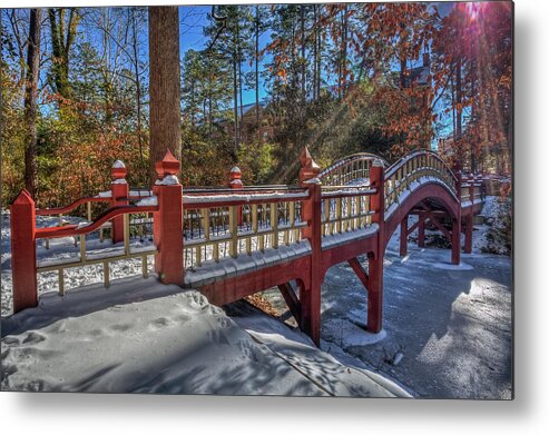 Crim Dell Metal Print featuring the photograph Crim Dell Bridge William and Mary by Jerry Gammon