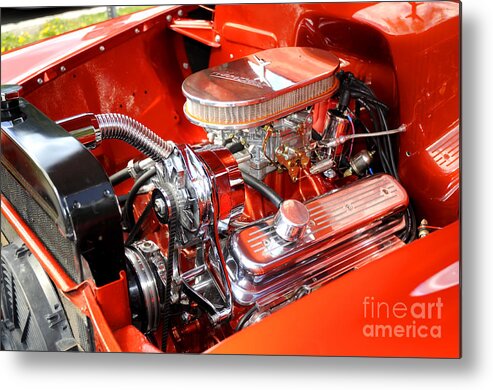 Vintage Metal Print featuring the photograph Crisp and clean Powerhouse by Brenda Kean
