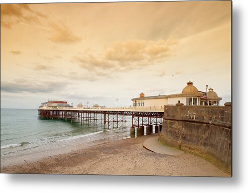 England Metal Print featuring the photograph Cromer Pier by Shirley Mitchell