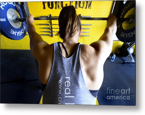 Crossfit Metal Print featuring the photograph CrossFit 3 by Bob Christopher