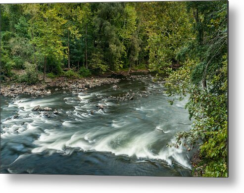 Croton Dam Metal Print featuring the photograph Croton River 2 by Frank Mari