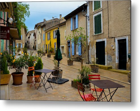 Cucuron Metal Print featuring the photograph Cucuron in Provence by Dany Lison