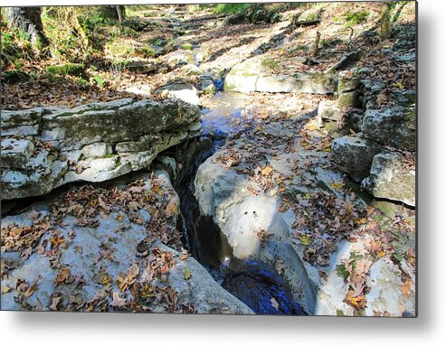 Rocks Metal Print featuring the photograph Cutting Water by Kristin M Crist