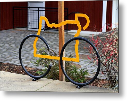 Bicycle Metal Print featuring the photograph Cycle Oregon by Kevin Desrosiers