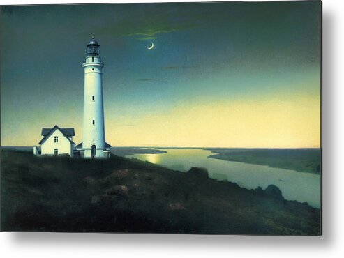 Light House Metal Print featuring the painting Daily Illuminations by Douglas MooreZart