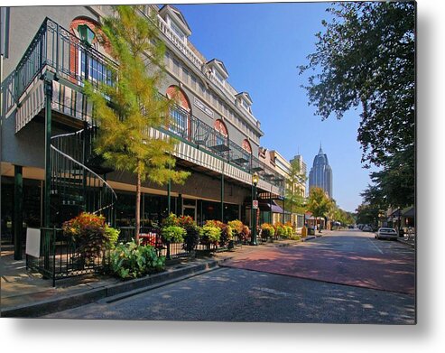 Mobile Metal Print featuring the digital art Dauphin Street Mobile by Michael Thomas