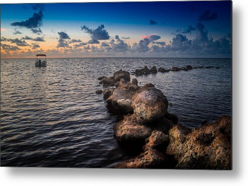 Seascape Metal Print featuring the photograph Rocky start by Michael Horst