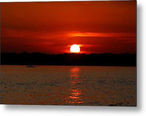 Sunset Metal Print featuring the photograph Day's End by Steve Parr